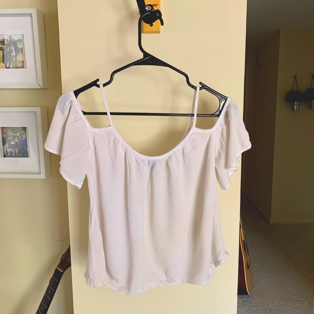 Off Shoulder Crop Top